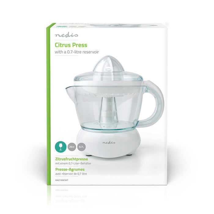 EAN 5412810324163 - Nedis KAJC100CWT prensa de cítricos eléctricos 0,7 L 25 W Blanco imagen 12