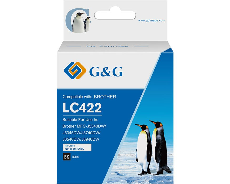 EAN 6941881232576 - G&G 20580 cartucho de tinta 1 pieza(s) Compatible Negro imagen 3