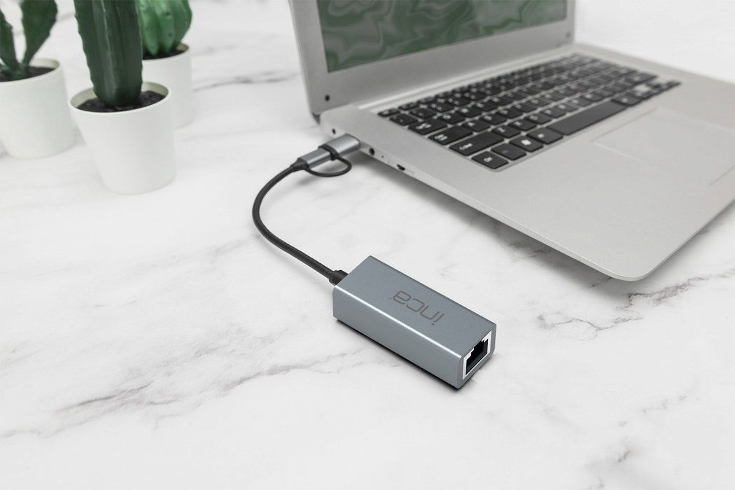 EAN 8681949016202 - Inca IUTP-01TX hub de interfaz USB 3.2 Gen 1 (3.1 Gen 1) Type-A + Type-C Azul imagen 5