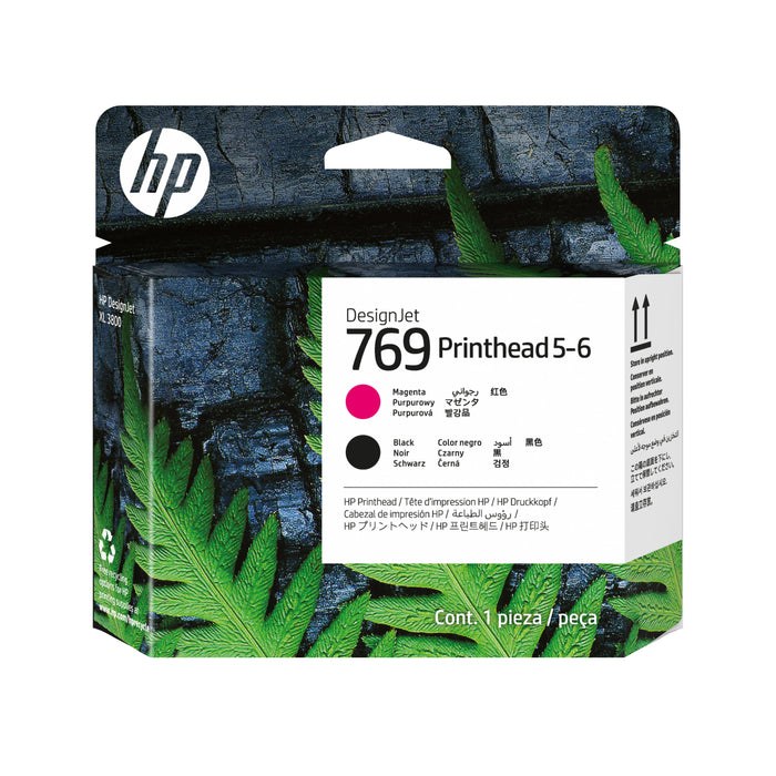 EAN 0197192560471 - HP 769 Magenta Black 5-6 DesignJet Printhead cabeza de impresora Inyección de tinta térmica imagen 1