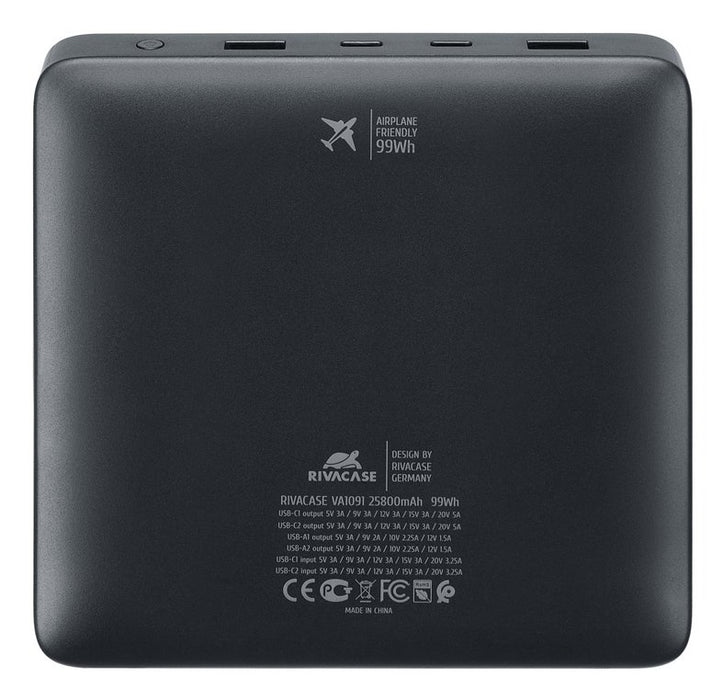 EAN 4260709016344 - Rivacase Turbo Polímero de litio 25800 mAh Negro imagen 14