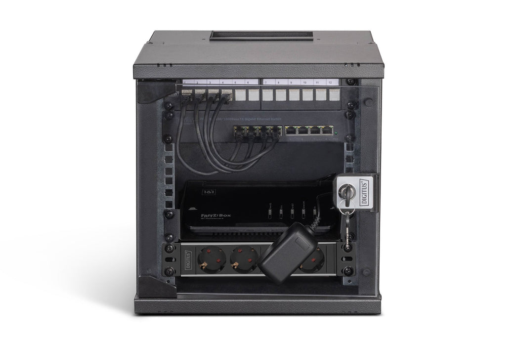 EAN 4016032499466 - Digitus DN-49101-SET armario rack Bastidor de pared Negro imagen 4