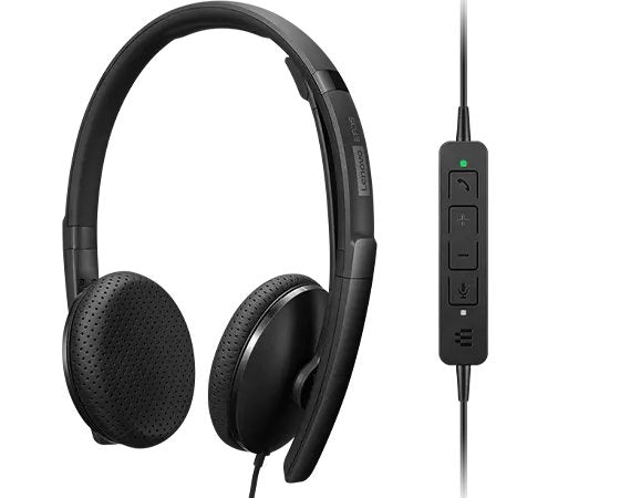 EAN 0195892090434 - Lenovo 4XD1M39028 auricular y casco Auriculares Alámbrico Diadema USB Tipo C Negro imagen 1
