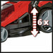 EAN 4006825648720 - Einhell GE-CM 36/43 Li M-Solo Cortacésped manual Batería Negro, Rojo imagen 3