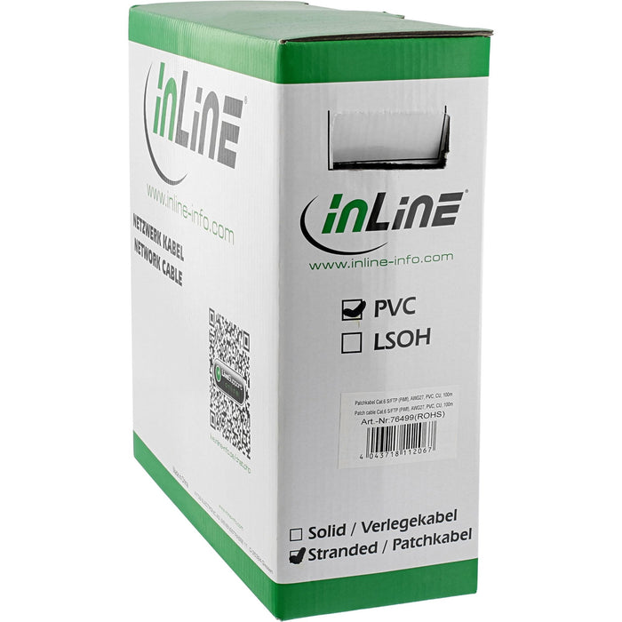 EAN 4043718112067 - InLine 76499 cable de red Gris 100 m Cat6 S/FTP (S-STP) imagen 3