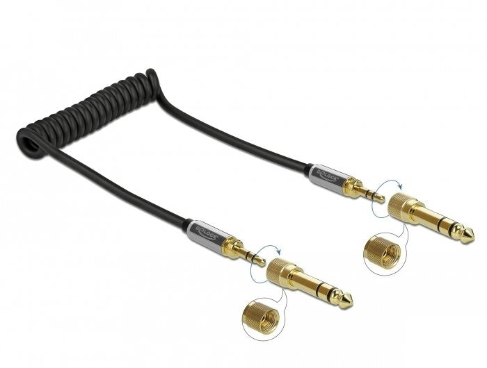 EAN 4043619858361 - DeLOCK 85836 cable de audio 1 m 3,5mm Negro imagen 1
