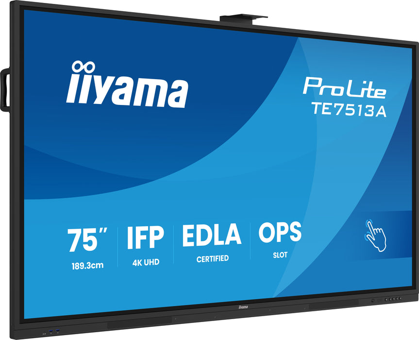 EAN 4948570125746 - iiyama TE7513A-B2AG pantalla de señalización Panel plano interactivo 190,5 cm (75") Wifi 500 cd / m² 4K U imagen 4
