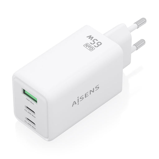 EAN 8435739903940 - AISENS ASCH-65W3P072-W cargador de dispositivo móvil Cámara digital, GPS, Teléfono móvil, Portátil, Smart imagen 2