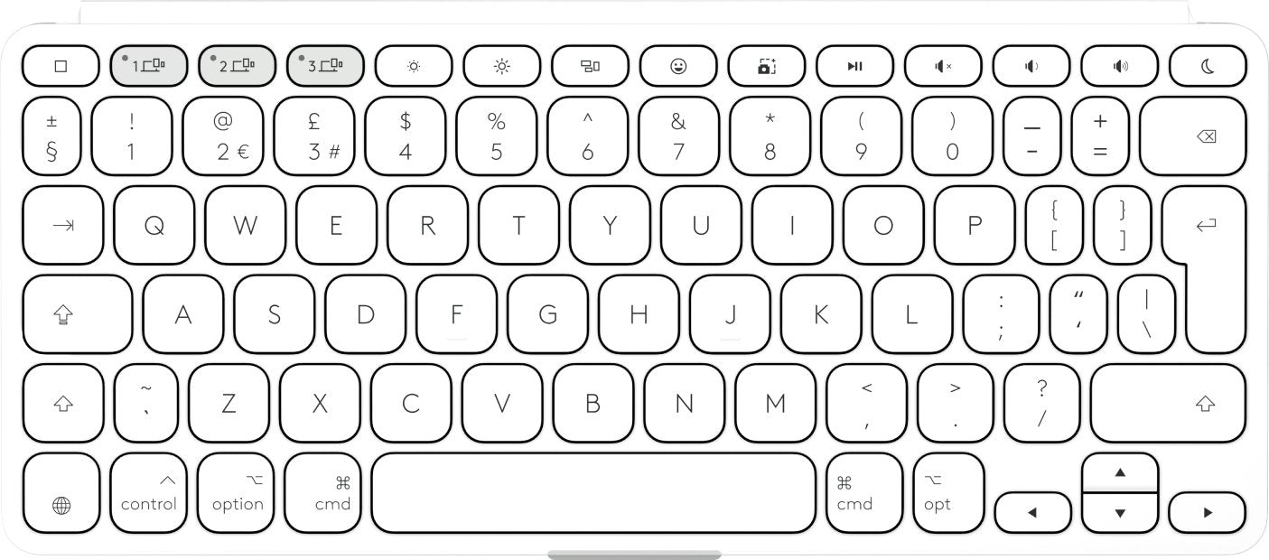 EAN 5099206126213 - Logitech 920-013018 teclado para móvil QWERTY Internacional de EE.UU. Bluetooth Blanco imagen 2