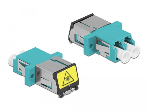 EAN 4043619869008 - DeLOCK 86900 adaptador de fibra óptica LC/LC 1 pieza(s) Color aguamarina imagen 2