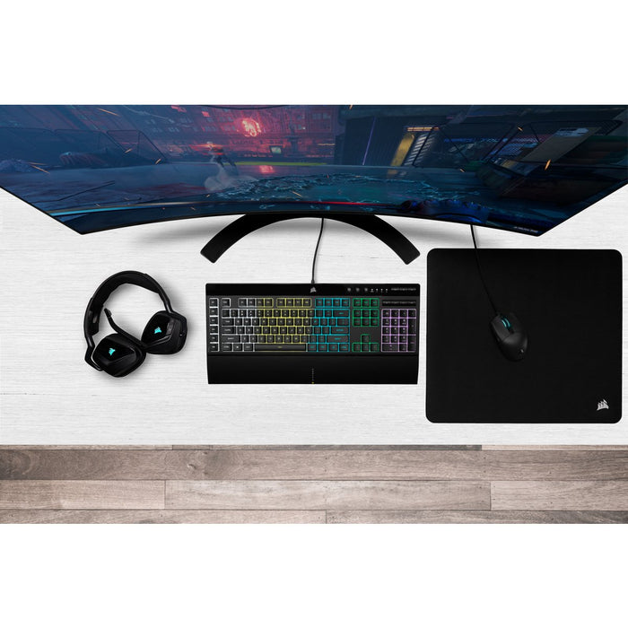 EAN 840006631729 - Corsair K55 RGB PRO teclado Juego USB QWERTZ Alemán Negro imagen 2
