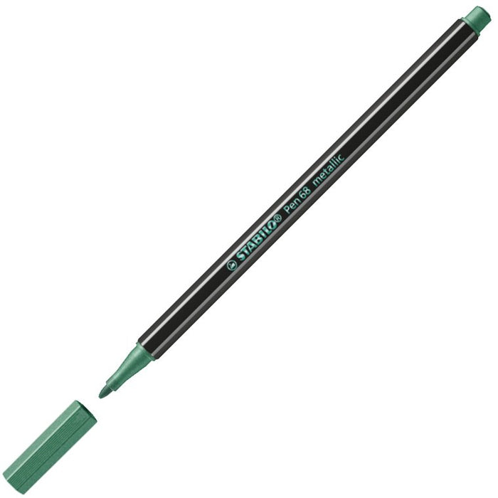 EAN 4006381546409 - STABILO Pen68 Metallic rotulador Cobre, Oro, Azul metálico, Metallic green, Metallic pink, Violeta metali imagen 3