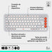 EAN 5099206127456 - Logitech 920-013069 teclado Universal Bluetooth QWERTY Español Blanco imagen 6