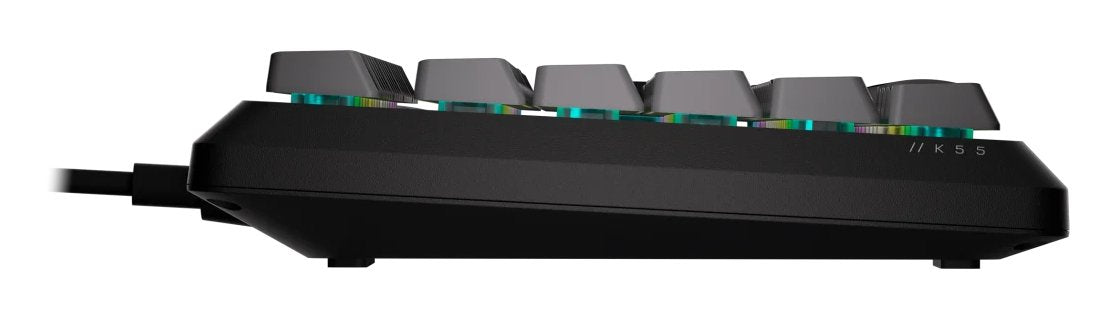 EAN 840006666608 - Corsair K55 CORE RGB teclado Juego USB QWERTY Internacional de EE.UU. Gris imagen 3