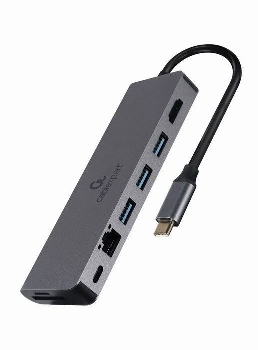 EAN 8716309127097 - Gembird A-CM-COMBO5-05 hub de interfaz USB 3.2 Gen 1 (3.1 Gen 1) Type-C 5000 Mbit/s Gris imagen 3