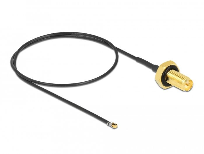 EAN 4043619126590 - DeLOCK 12659 cable coaxial 0,35 m Negro imagen 1