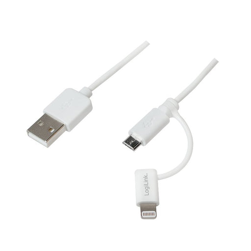EAN 4052792044775 - LogiLink CU0118 cable USB 1 m Micro-USB A USB A Blanco imagen 1