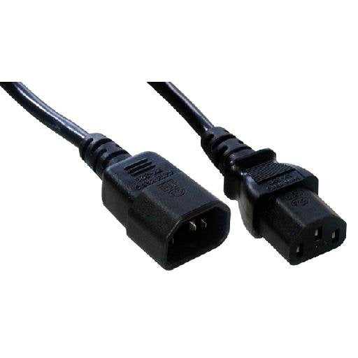 EAN 3700224738242 - MCL MC902-1M cable de transmisión Negro C14 acoplador C13 acoplador imagen 1