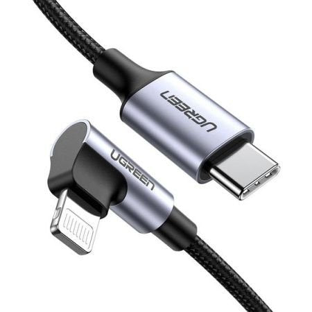 EAN 6957303867646 - Ugreen 60764 cable USB USB 2.0 1,5 m USB C USB C/Lightning 0,48 Gbit/s Negro imagen 1