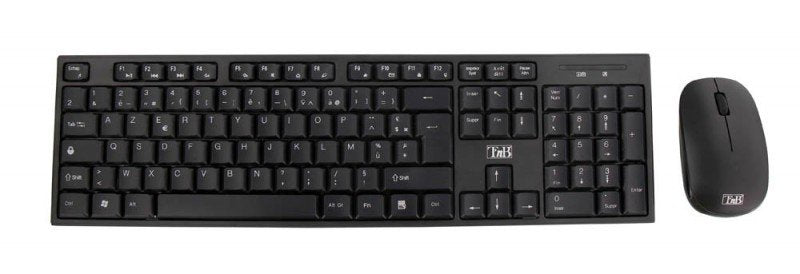 EAN 3303170090251 - T'nB KBSCBK2 teclado Ratón incluido Hogar RF inalámbrica + USB AZERTY Negro imagen 4