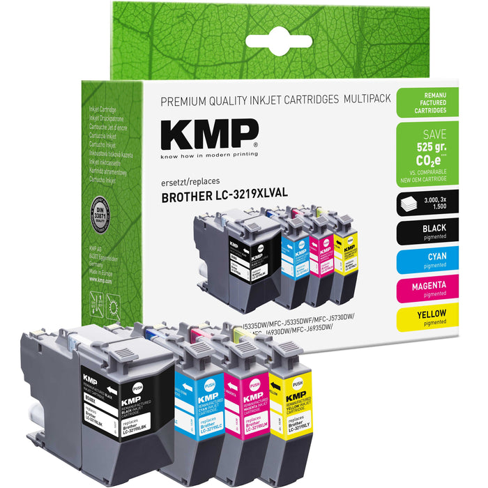 EAN 4011324370324 - KMP 1537,4005 cartucho de tinta 4 pieza(s) Compatible Negro, Cian, Magenta, Amarillo imagen 1