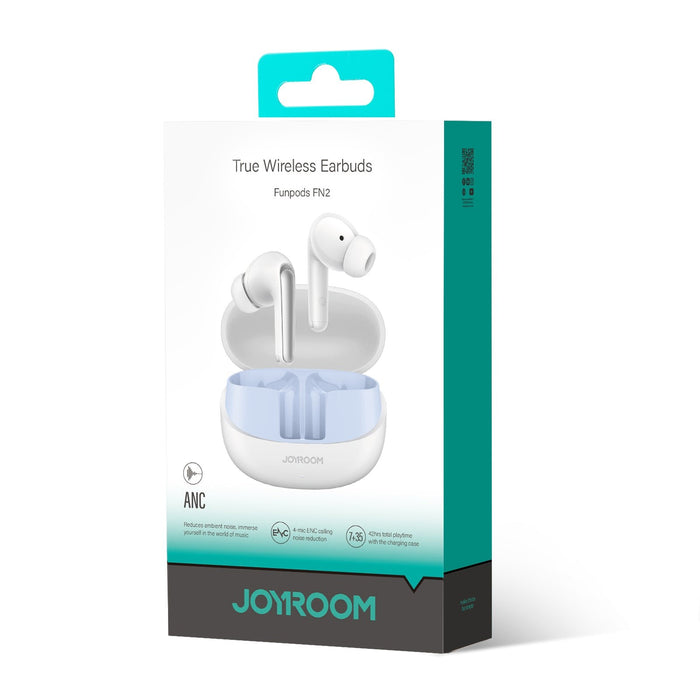 EAN 6956116723224 - JOYROOM JR-FN2 Auriculares True Wireless Stereo (TWS) Dentro de oído Bluetooth Blanco imagen 2