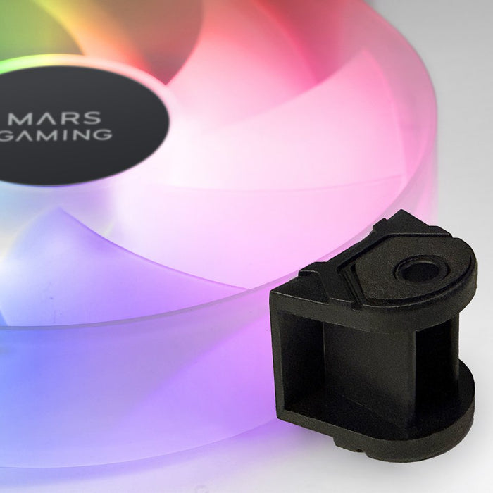 EAN 8435693114130 - Mars Gaming MF-4A Carcasa del ordenador Ventilador 12 cm Negro 4 pieza(s) imagen 6