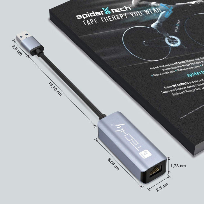 EAN 8059018366921 - Techly IDATA USB-ETGIGA-AA base para portátil y replicador de puertos Alámbrico USB 3.2 Gen 1 (3.1 Gen 1) imagen 3