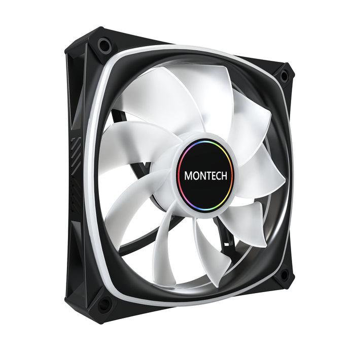 EAN 4710562748536 - Montech RX120 PRO Carcasa del ordenador Ventilador 12 cm Blanco 3 pieza(s) imagen 3