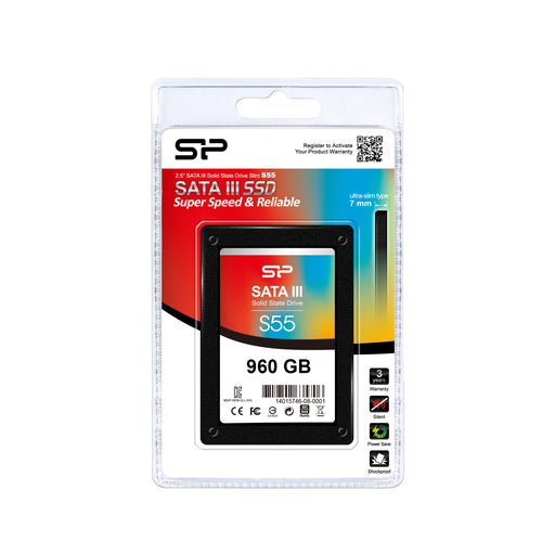 EAN 4712702636963 - Silicon Power Slim S55 960 GB 2.5" Serial ATA III TLC imagen 2