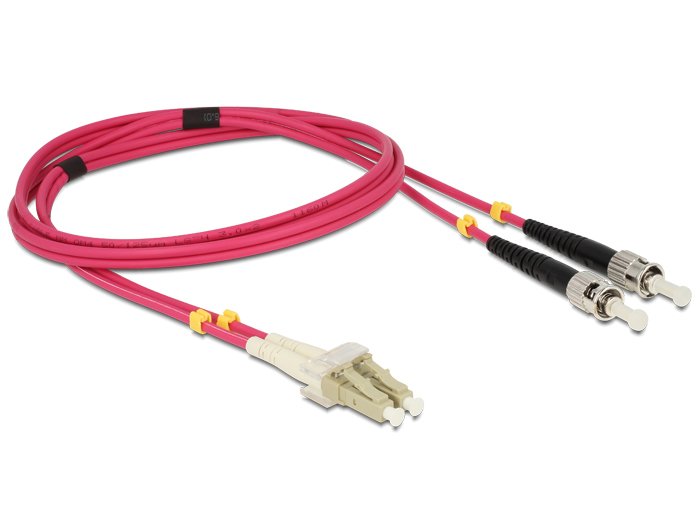 EAN 4043619846856 - DeLOCK LC - ST, 1m Cable de fibra óptica e InfiniBand Violeta imagen 2