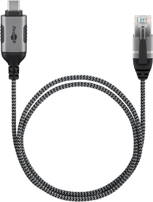 EAN 4040849744051 - Goobay 74405 cambiador de género para cable USB 3.1 type A RJ45 Negro, Plata imagen 4