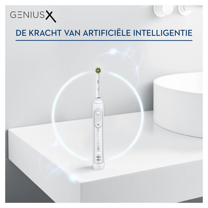 EAN 4210201396901 - Oral-B Genius X 80354126 cepillo eléctrico para dientes Adulto Cepillo de dientes oscilante Blanco imagen 11