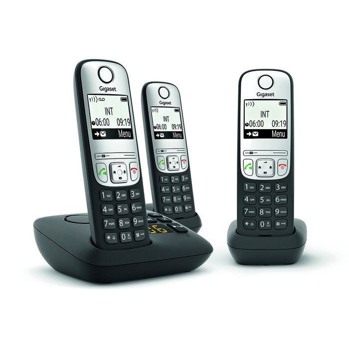 EAN 4250366857251 - Gigaset A690A Trio Teléfono DECT/analógico Identificador de llamadas Negro imagen 1