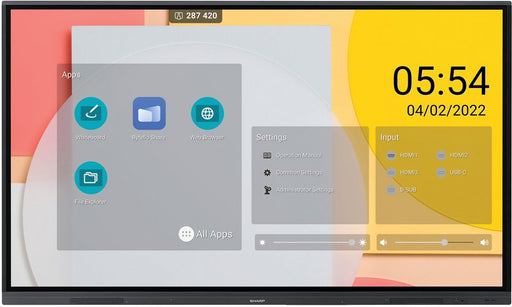 EAN 4974019218403 - Sharp PN-L652B 165,1 cm (65") 3840 x 2160 Pixeles LCD Negro imagen 1