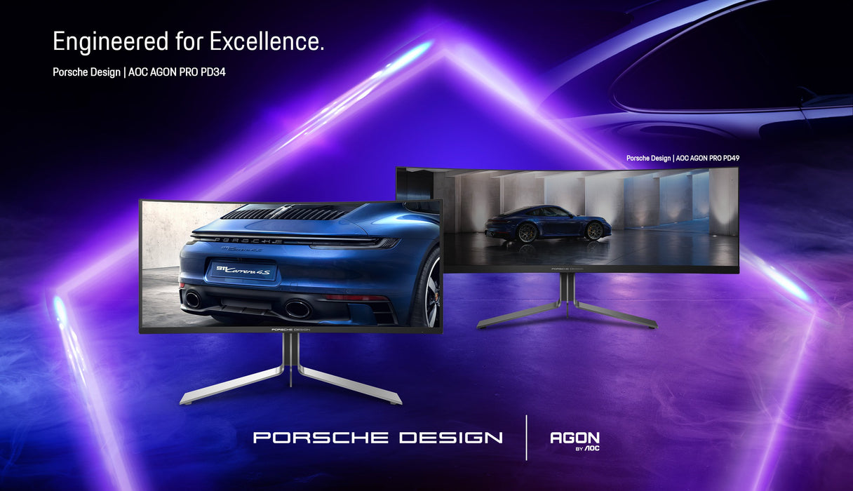 EAN 4056487052397 - AOC Porsche PD34 pantalla para PC 86,4 cm (34") 3440 x 1440 Pixeles Wide Quad HD QD-OLED Negro imagen 11