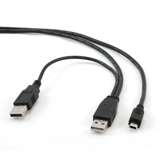 EAN 8716309065665 - Gembird 0.9m 2x USB 2.0 A/mini-B M cable USB 0,9 m Micro-USB A Mini-USB B Negro imagen 2
