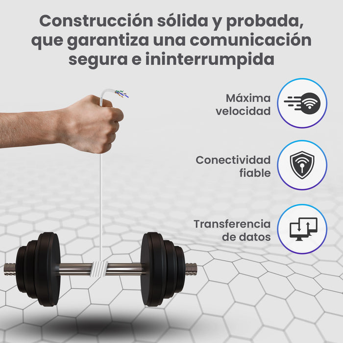 EAN 5906168632358 - Extralink EX.32358 cable de red Blanco 50 m Cat6 U/UTP (UTP) imagen 7