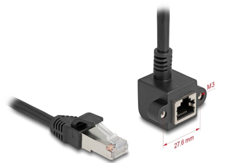 EAN 4043619810970 - DeLOCK 81097 cable de red Negro 1 m Cat6 F/UTP (FTP) imagen 2