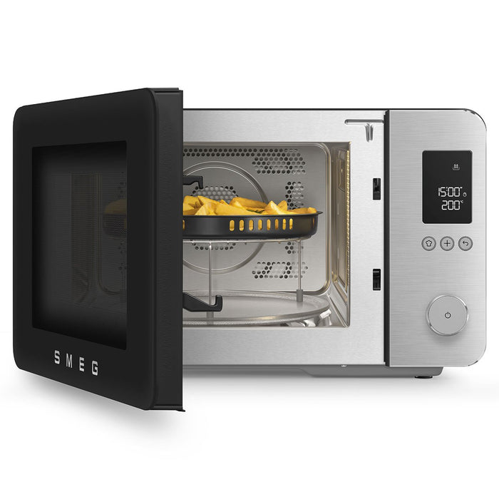EAN 8017709356606 - Smeg MOC02BLMEU microondas Negro Microondas combinado Encimera 27 L 1450 W imagen 13