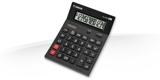 EAN 4960999673653 - Canon AS-2400 calculadora Escritorio Pantalla de calculadora Negro imagen 1