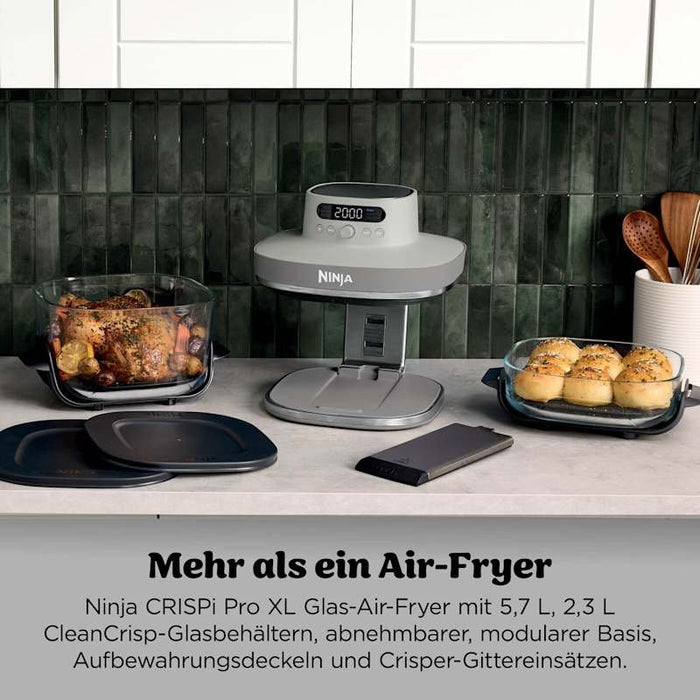 EAN 622356384919 - Ninja Crispi Pro 7-in-1 Sencillo Independiente 2050 W Freidora de aire caliente Gris Oscuro imagen 8