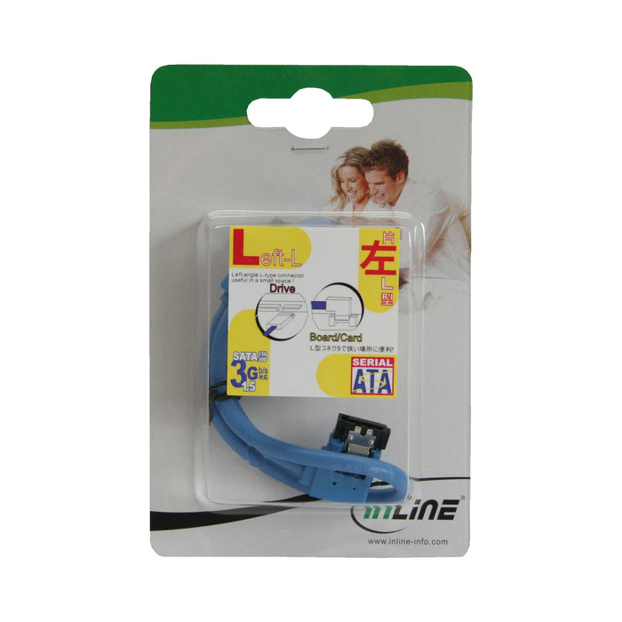 EAN 4043718126705 - InLine 27705L cable de SATA 0,5 m Azul imagen 2