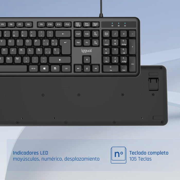 EAN 8435364320563 - iggual CK-OFFICE-105T teclado Hogar / Oficina QWERTY Español imagen 6