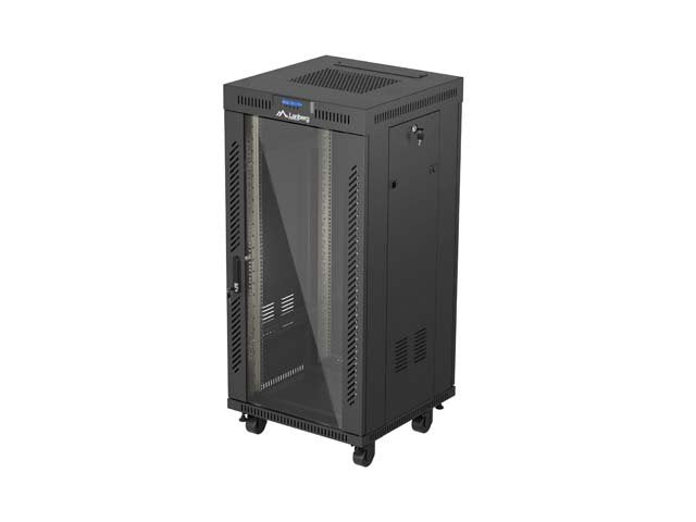 EAN 5901969447873 - Lanberg FF01-6624-12BL armario rack 24U Rack o bastidor independiente Negro imagen 1