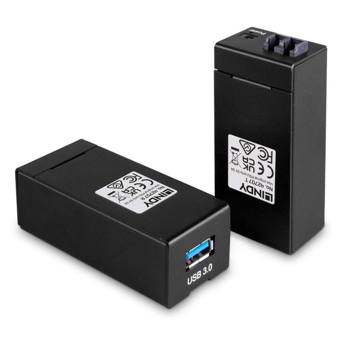 EAN 4002888427074 - Lindy 42707 extensor audio/video Transmisor y receptor de señales AV Negro imagen 1