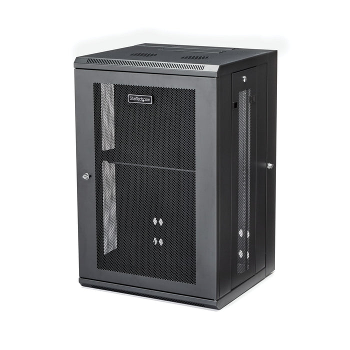 EAN 0065030870061 - StarTech.com RK1820WALHM armario rack Bastidor de pared Negro imagen 1