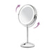 EAN 3030050154894 - BaByliss 9436E espejo para maquillaje Independiente Alrededor Acero inoxidable imagen 3