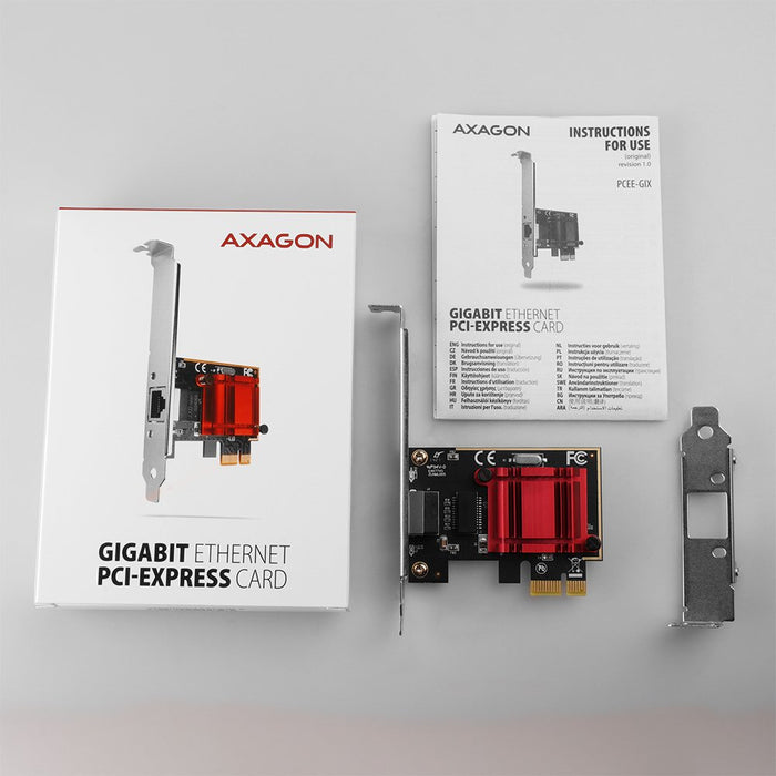 EAN 8595247906526 - Axagon PCEE-GIX adaptador y tarjeta de red Interno Ethernet 1000 Mbit/s imagen 5