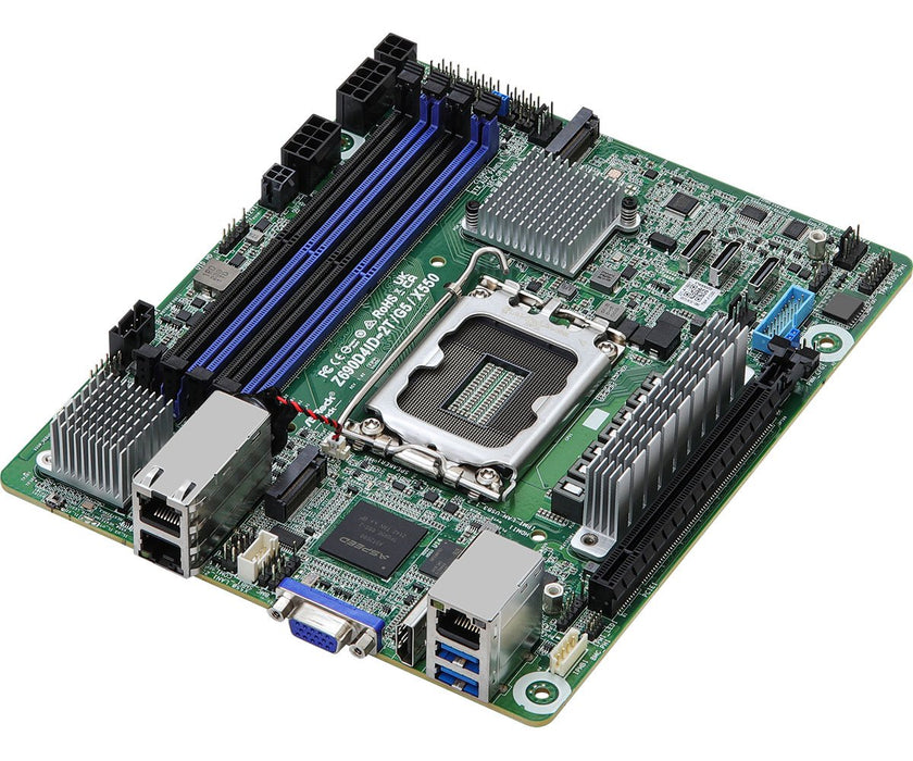 EAN 4711430523132 - Asrock Z690D4ID-2T/G5/X550 placa base Intel Z690 LGA 1700 mini ITX imagen 2